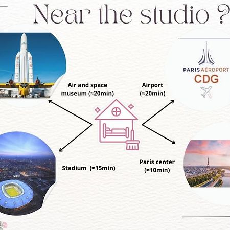 Studio 10Min Paris Centre I Cdg Drancy Exterior foto